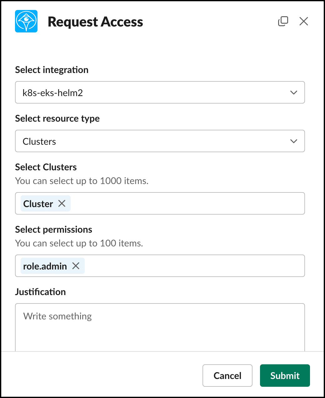 Provisioning just in time access via chatops apono