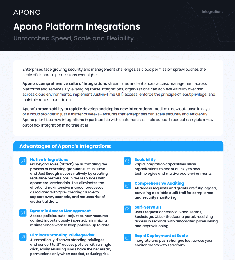Apono Integrations resource thumbnail