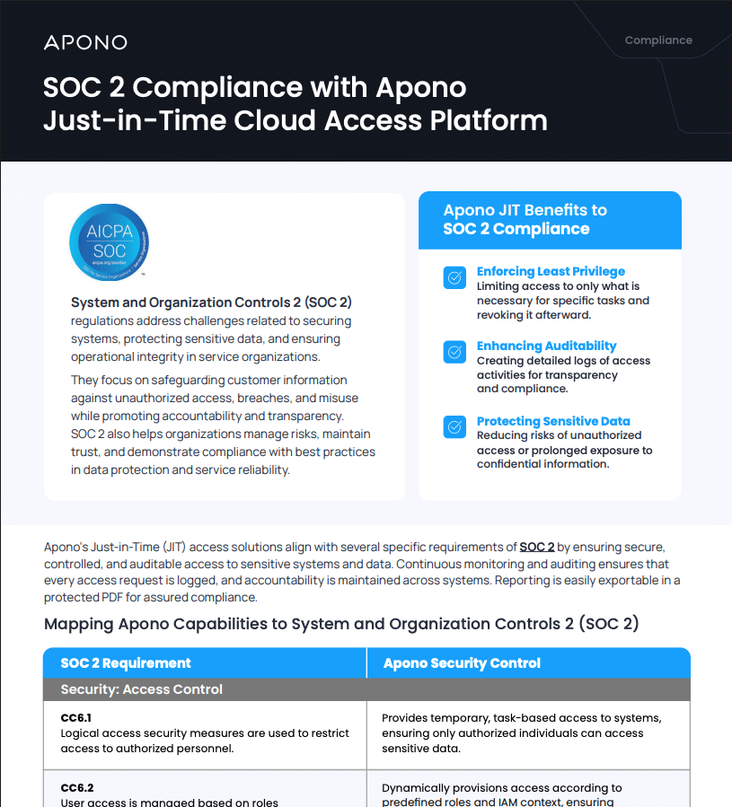 Apono SOC 2 Compliance resource thumbnail