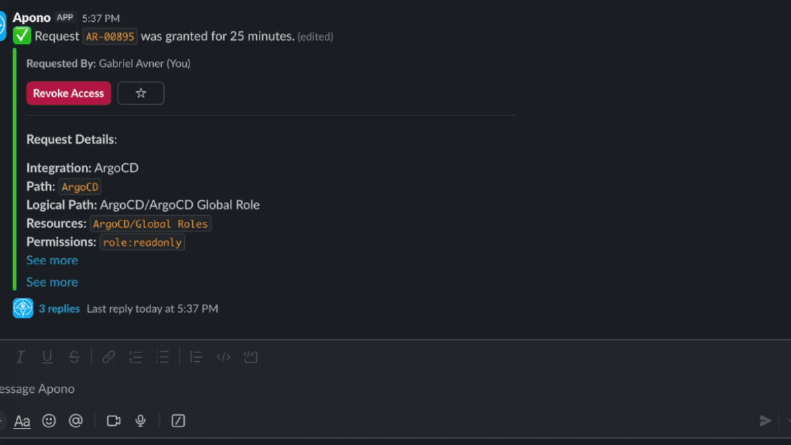 Extending Access Duration
